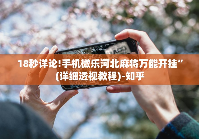 18秒详论!手机微乐河北麻将万能开挂	”(详细透视教程)-知乎