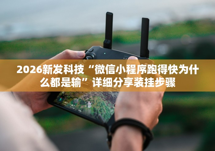 2026新发科技“微信小程序跑得快为什么都是输”详细分享装挂步骤