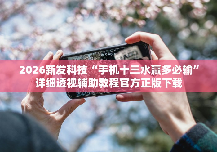 2026新发科技“手机十三水赢多必输”详细透视辅助教程官方正版下载