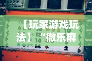 【玩家游戏玩法】“微乐麻将必赢神器下载	”开挂(透视)辅助神器