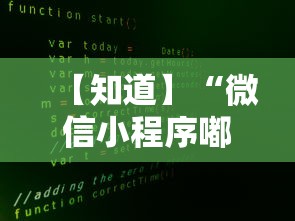 【知道】“微信小程序嘟嘟十三张增加胜率”详细外挂安装步骤