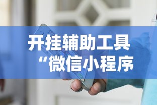 开挂辅助工具“微信小程序家乡大贰辅助器”开挂安装教程